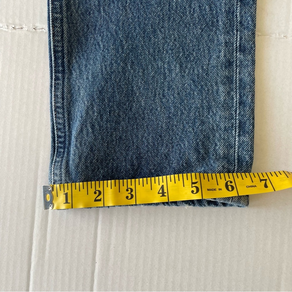 Agolde 90’s Pinch Waist High Rise Women's Blue Straight Leg Jeans Button up - Picture 11 of 15